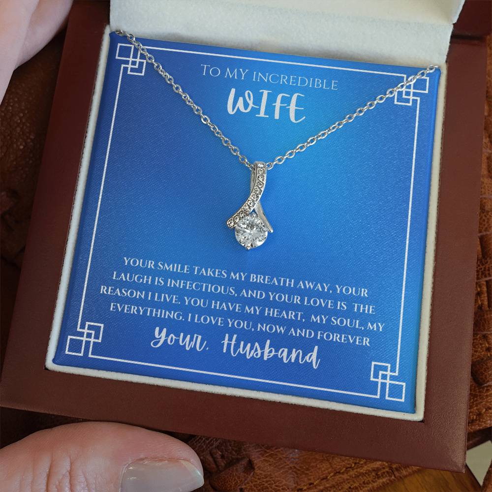 Wife-You have my heart-Alluring Beauty necklace - Essential Home Zone Essential Home Zone Jewelry Wife-You have my heart-Alluring Beauty necklace