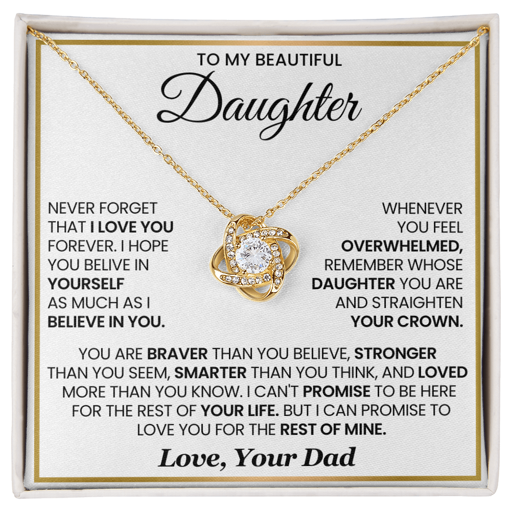 Daughter- Forever Love Necklace – A Lasting Gift of Love and Pride (15)