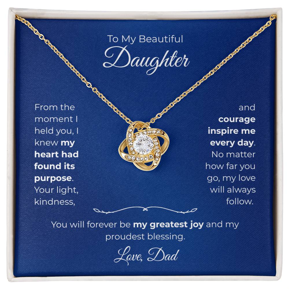 Daughter- Forever Love Necklace – A Parent's Love(96)