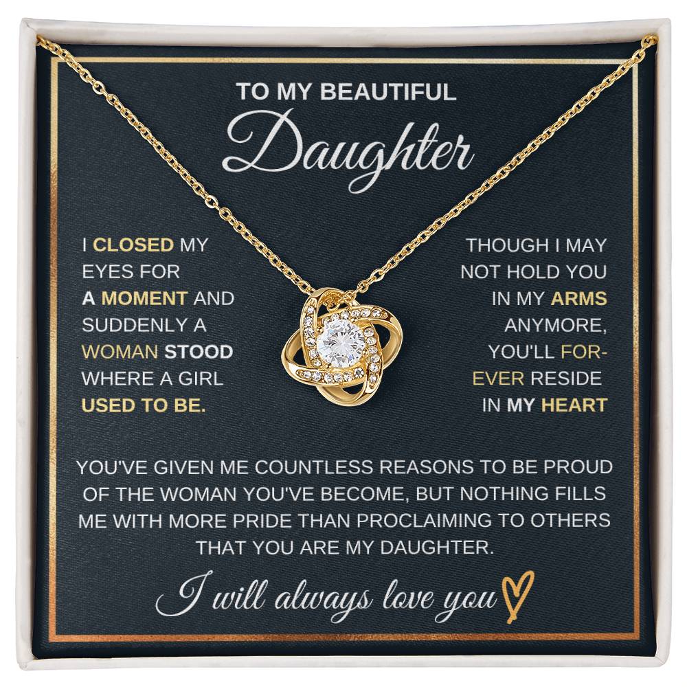 Daughter- Forever Love Necklace – Eternal Connection (50)