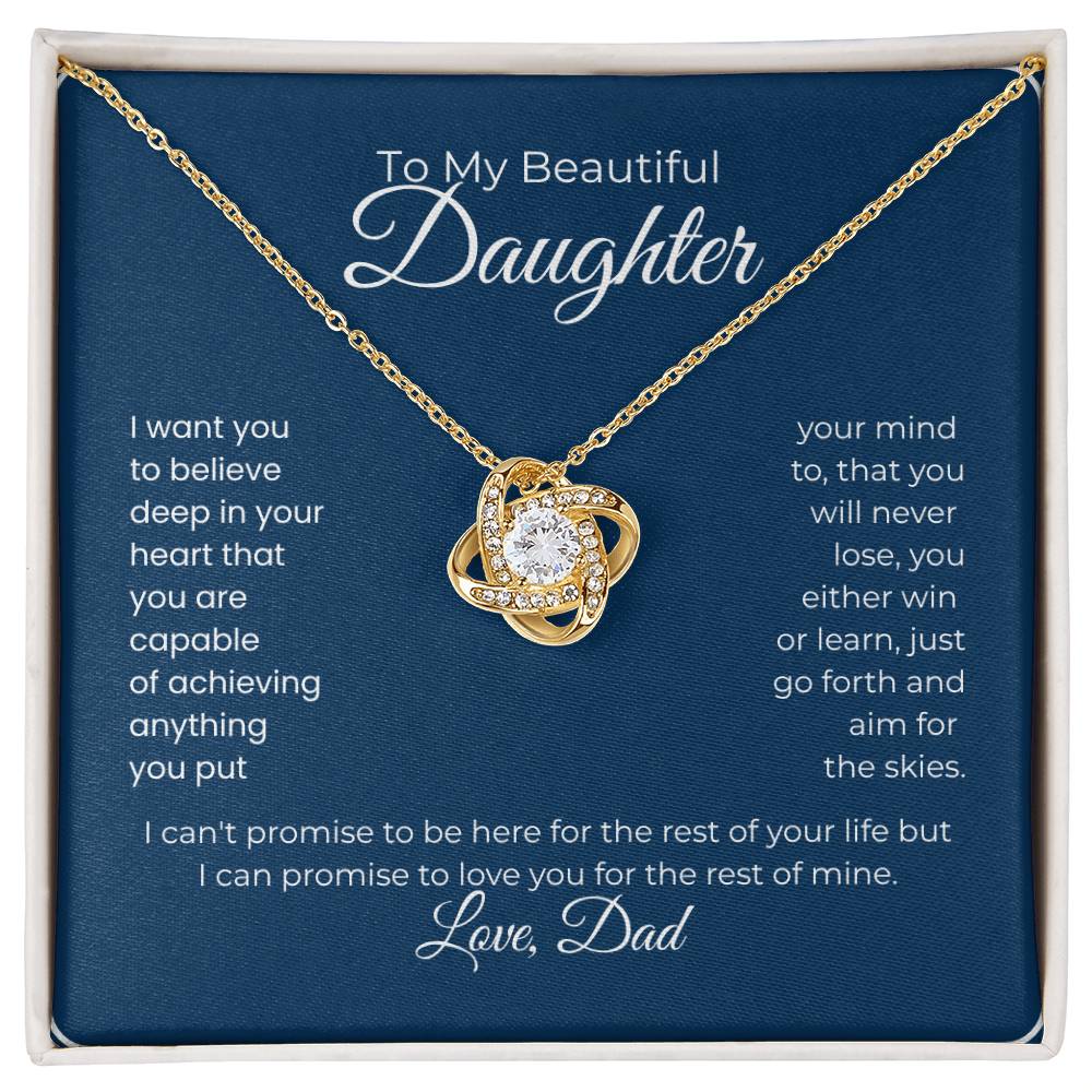 Daughter- Forever Love Necklace – A Symbol of Forever Connection (88)