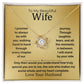 To My Wife Love Knot Necklace – Gift From the Heart (133)