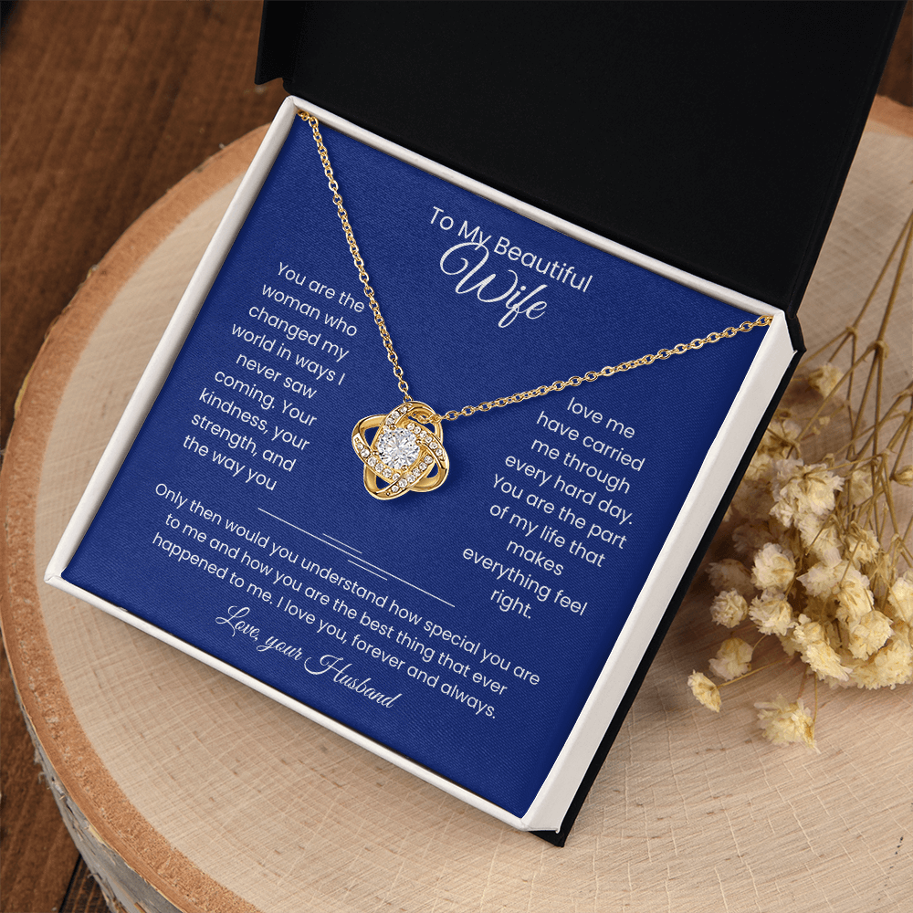 Wife- Love Knot Necklace – Eternal Love (188)