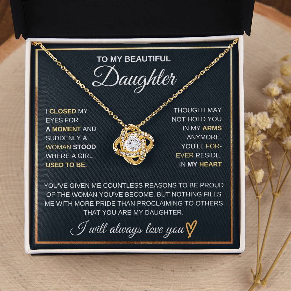 Daughter- Forever Love Necklace – Eternal Connection (50)