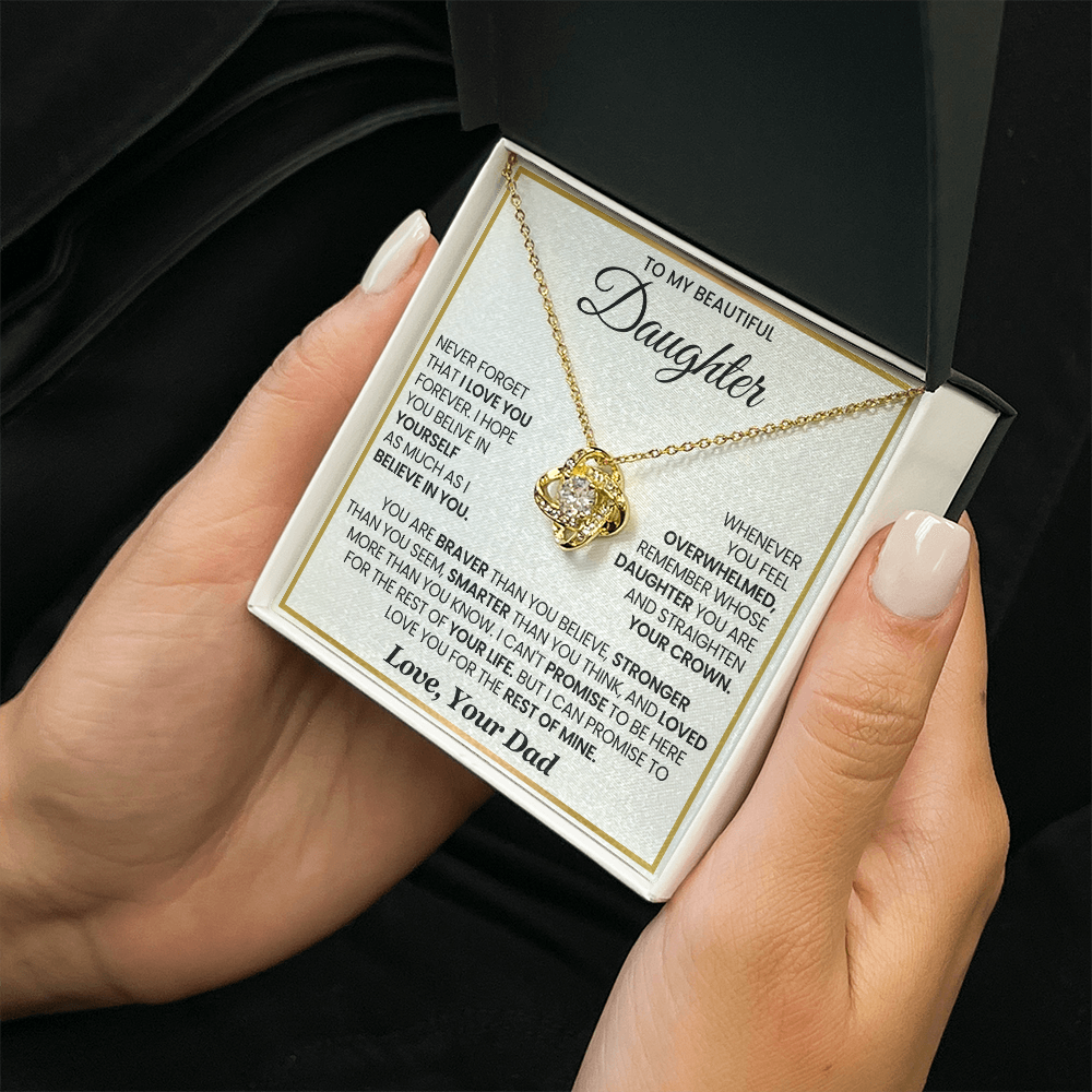 Daughter- Forever Love Necklace – A Lasting Gift of Love and Pride (15)
