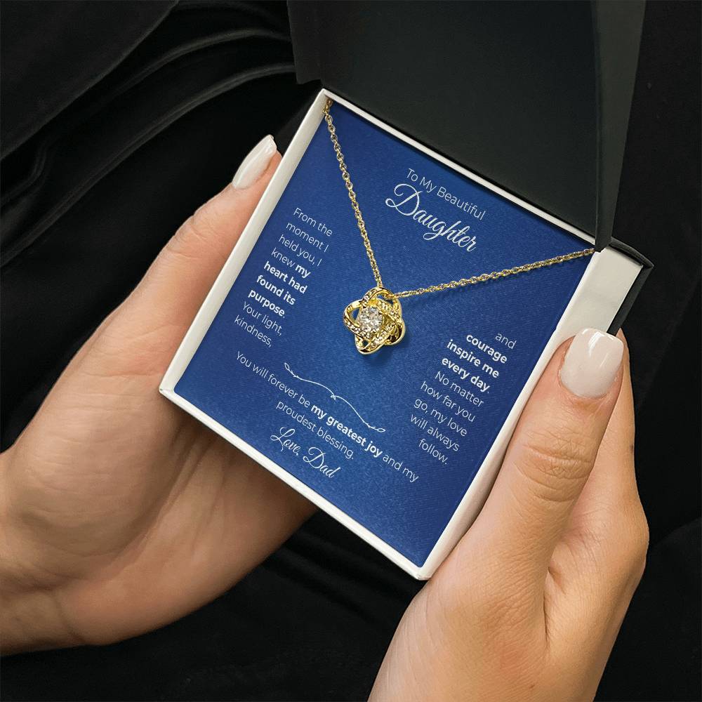 Daughter- Forever Love Necklace – A Parent's Love(96)