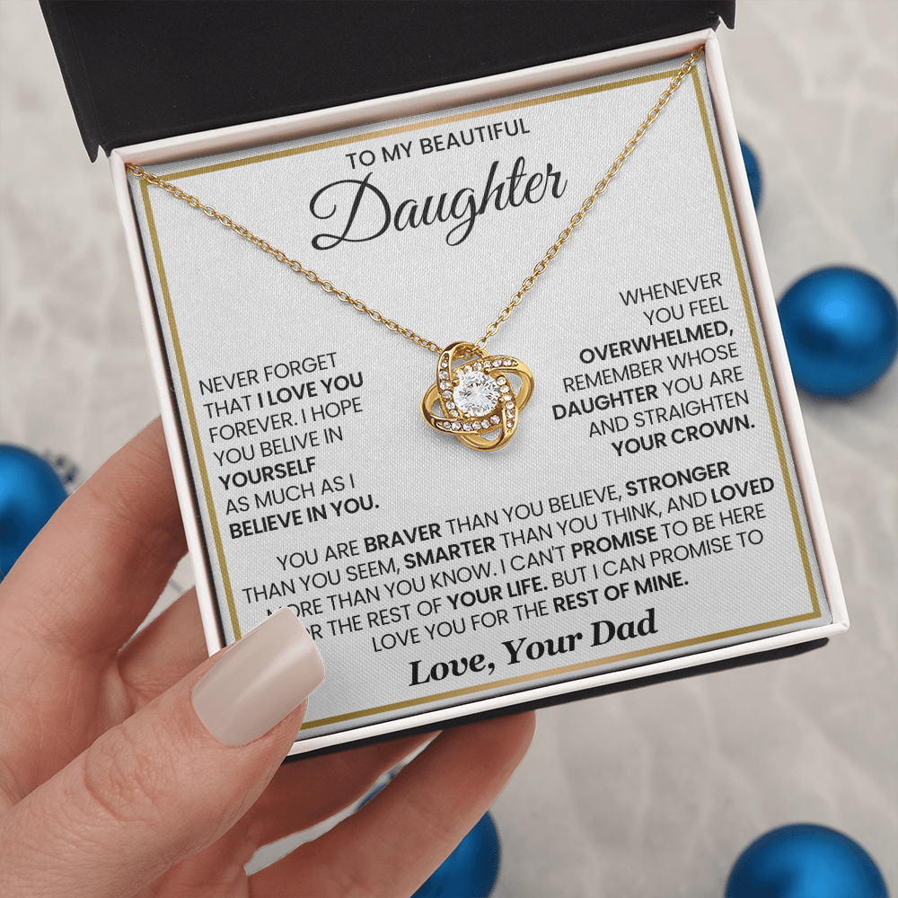 Daughter- Forever Love Necklace – A Lasting Gift of Love and Pride (15)