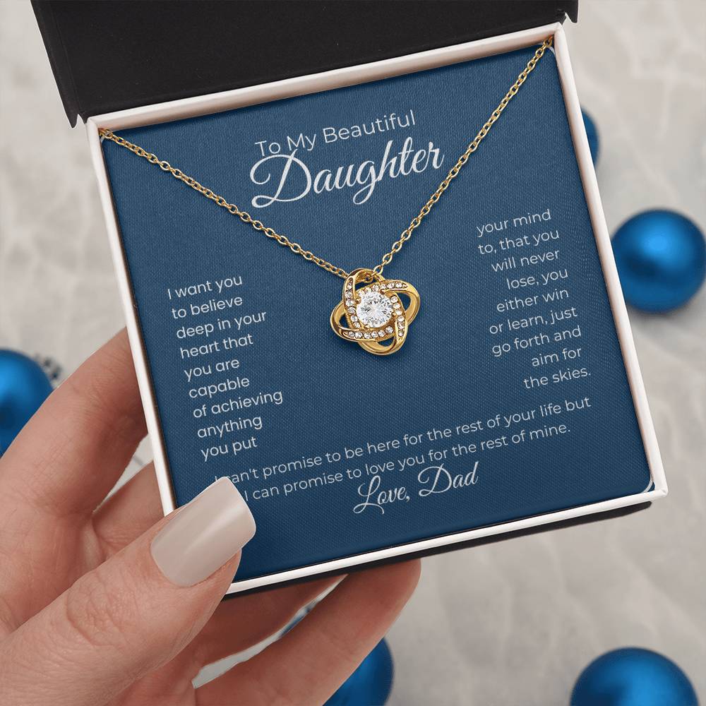 Daughter- Forever Love Necklace – A Symbol of Forever Connection (88)