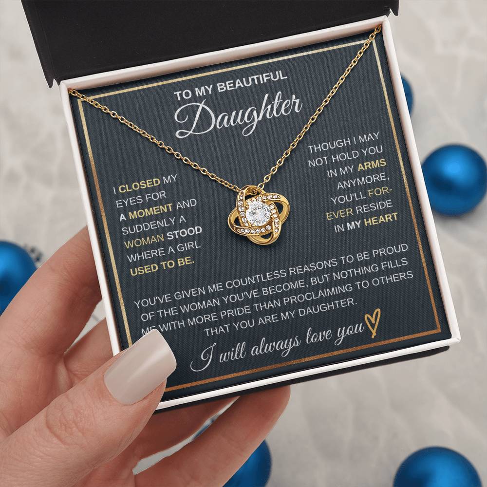 Daughter- Forever Love Necklace – Eternal Connection (50)