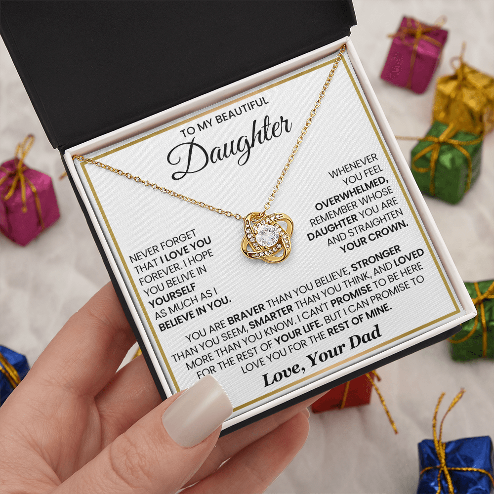 Daughter- Forever Love Necklace – A Lasting Gift of Love and Pride (15)