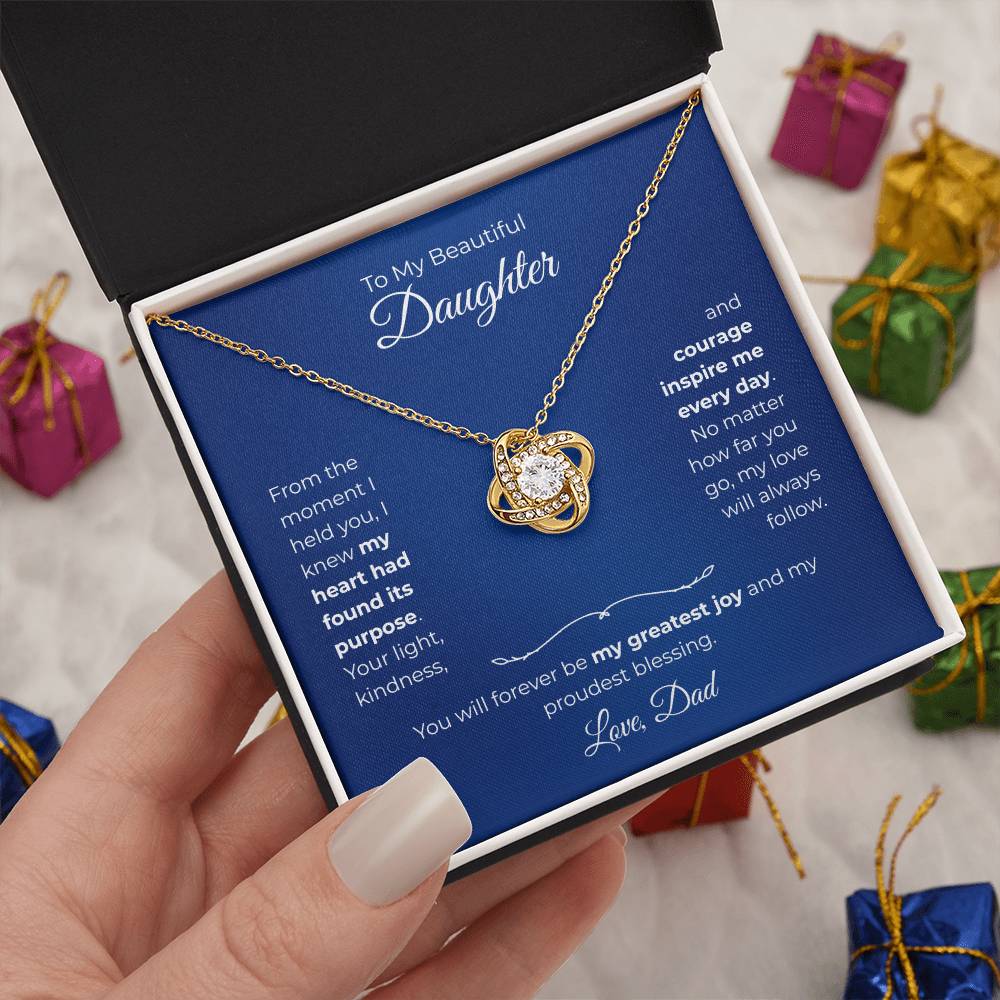 Daughter- Forever Love Necklace – A Parent's Love(96)
