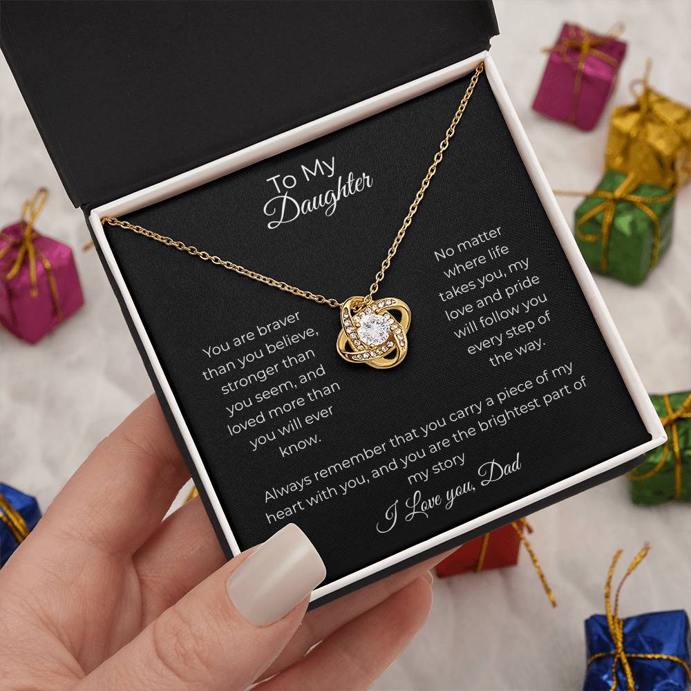 Daughter- Forever Love Necklace – You Will Always Be My Heart (85)