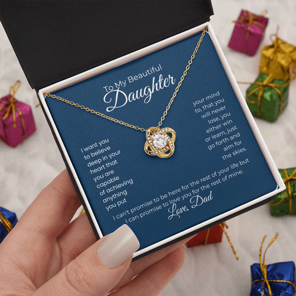 Daughter- Forever Love Necklace – A Symbol of Forever Connection (88)