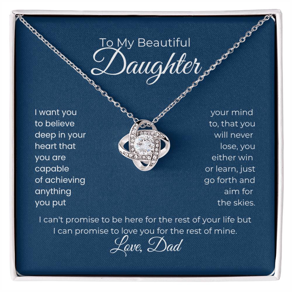 Daughter- Forever Love Necklace – A Symbol of Forever Connection (88)