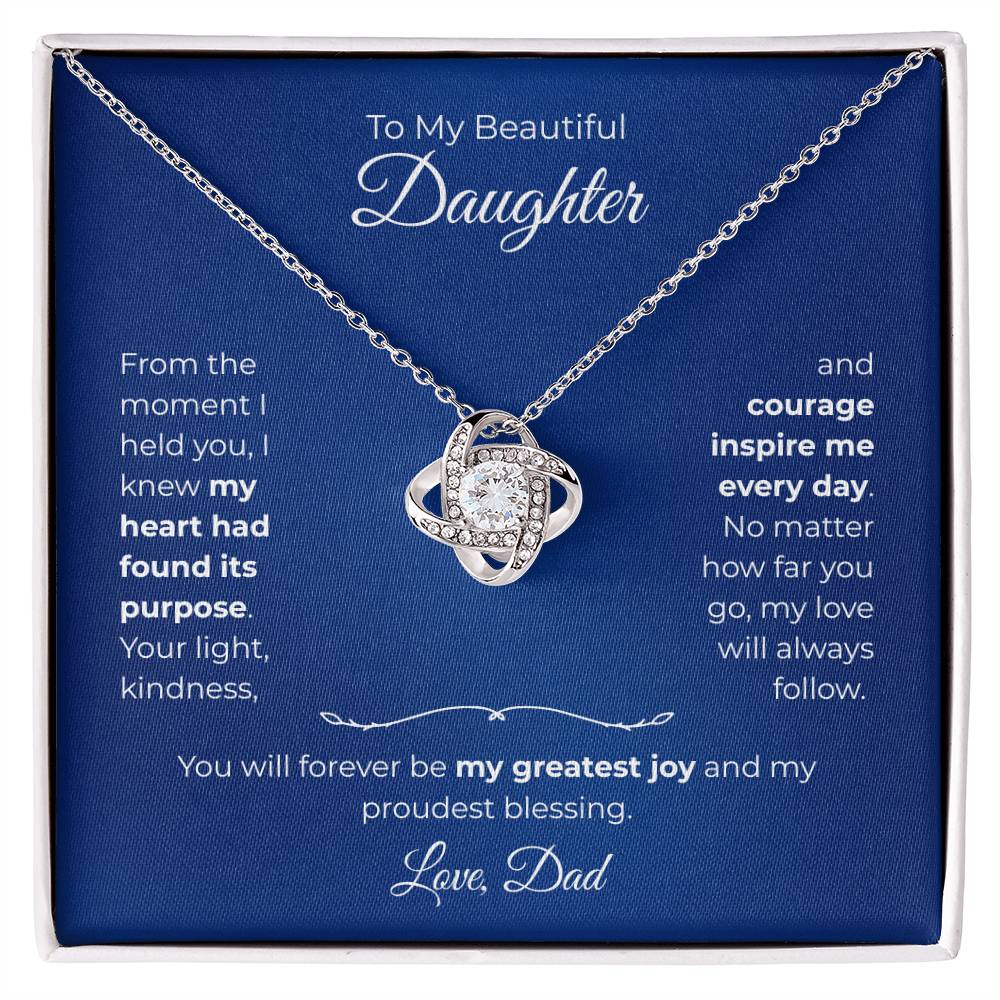 Daughter- Forever Love Necklace – A Parent's Love(96)