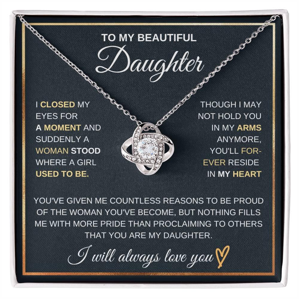 Daughter- Forever Love Necklace – Eternal Connection (50)
