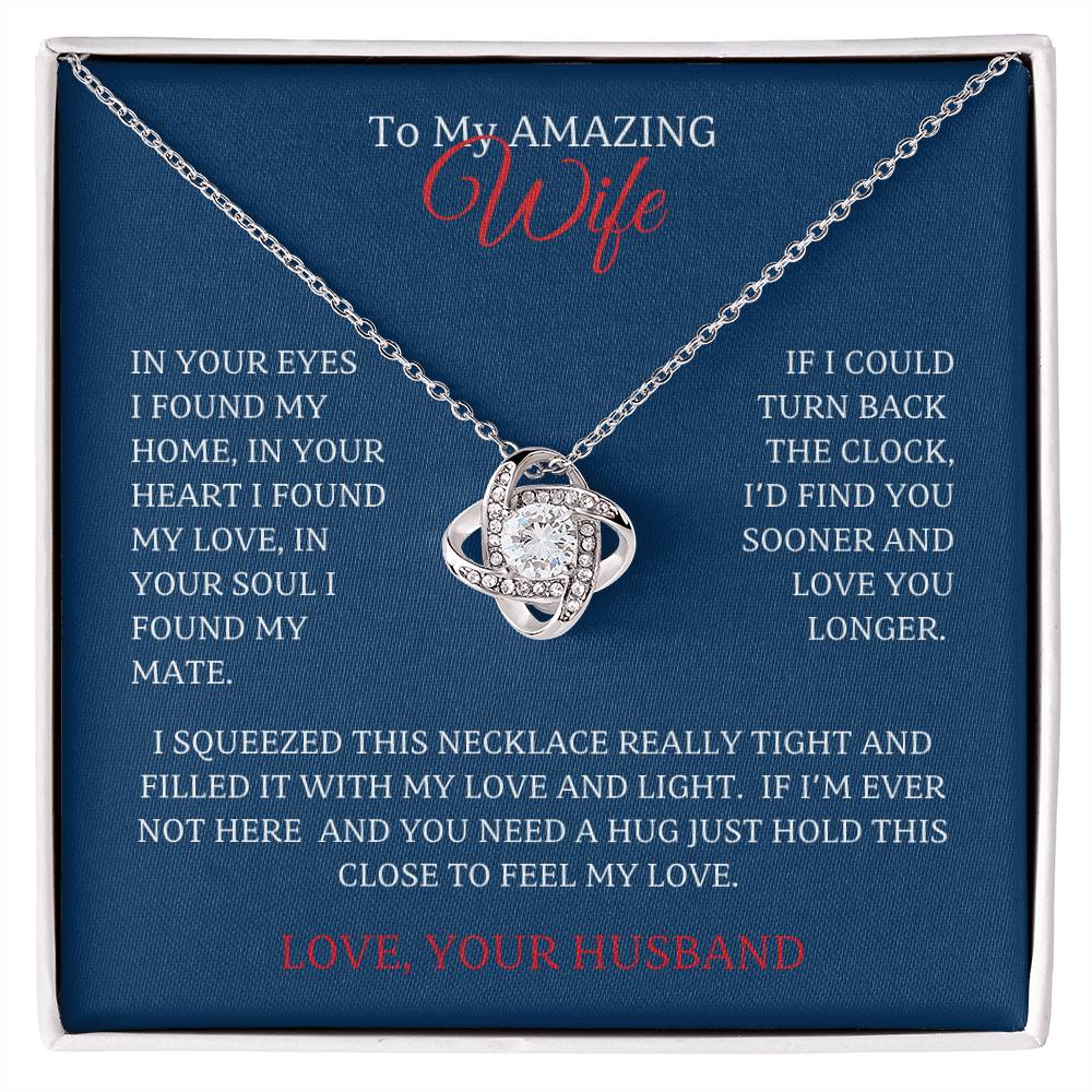 Wife- Love Knot Necklace – Eternal Love (75D)