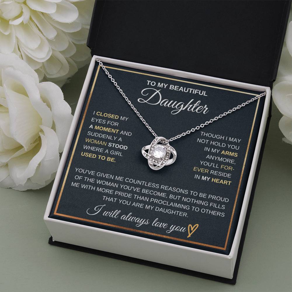 Daughter- Forever Love Necklace – Eternal Connection (50)