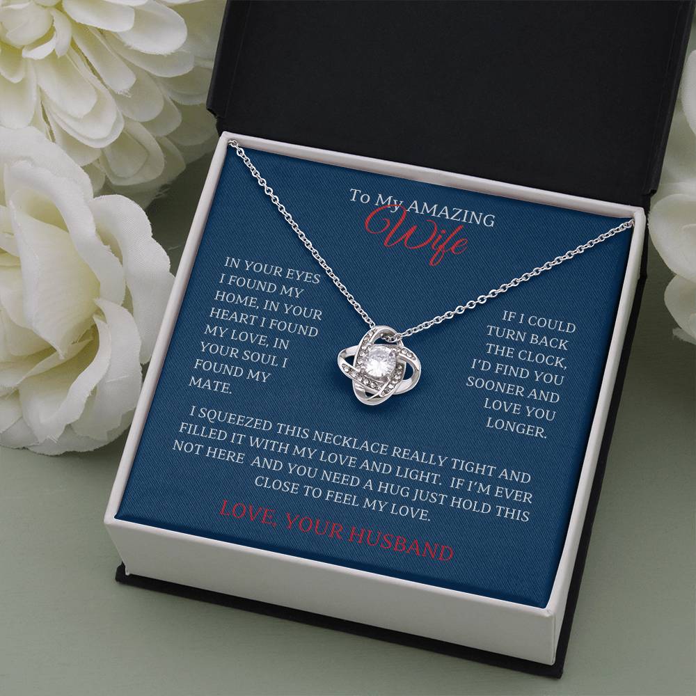 Wife- Love Knot Necklace – Eternal Love (75D)