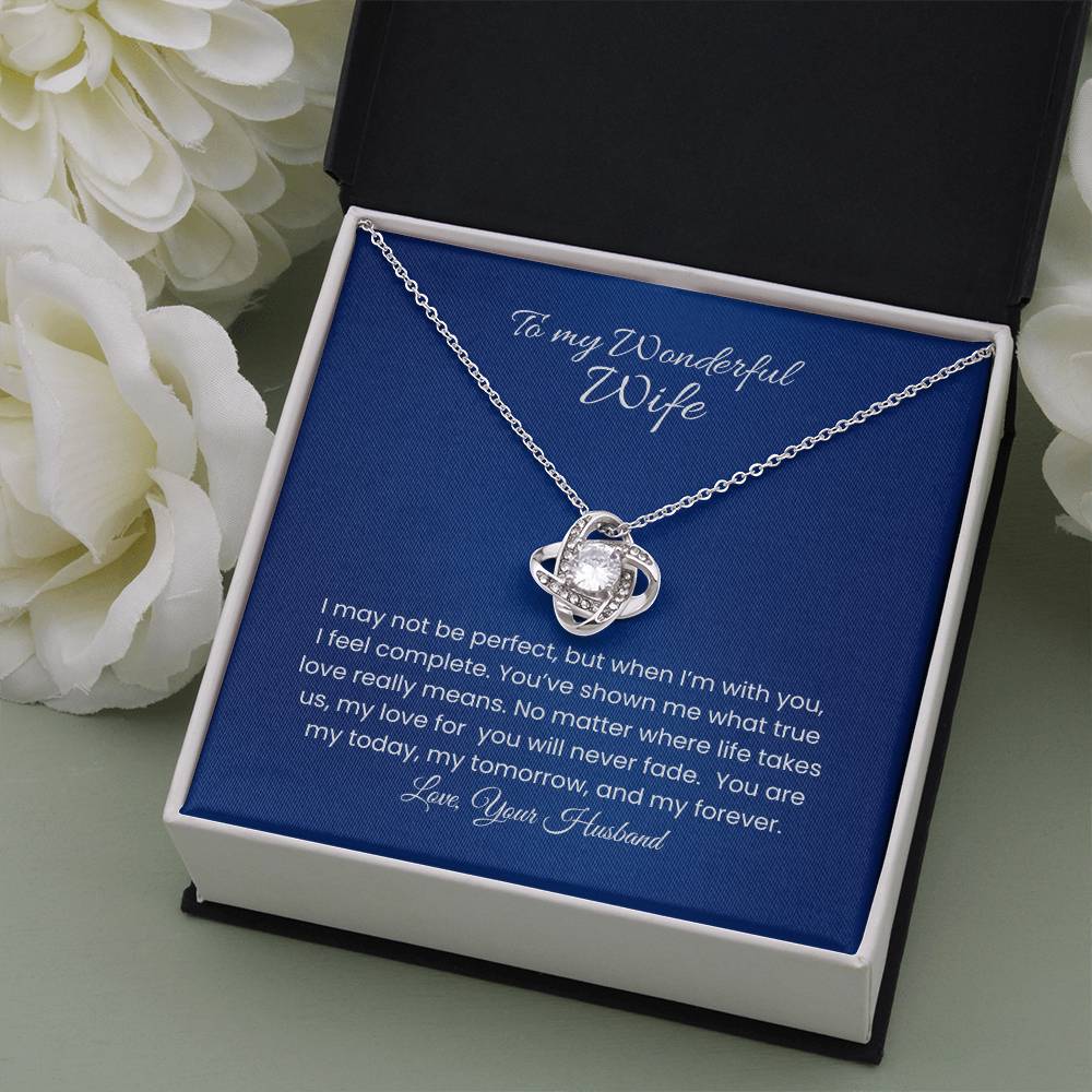 Wife – Love Knot Necklace, Unbreakable Bond (29)