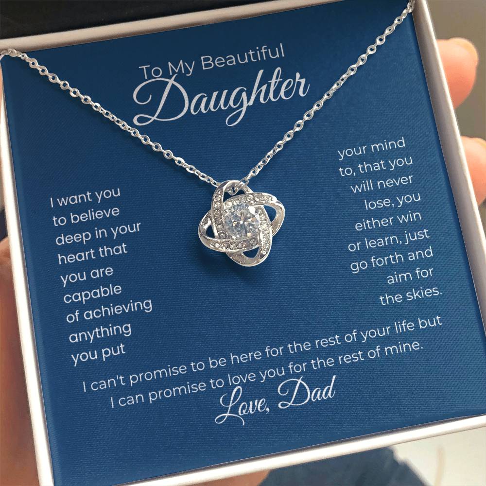Daughter- Forever Love Necklace – A Symbol of Forever Connection (88)