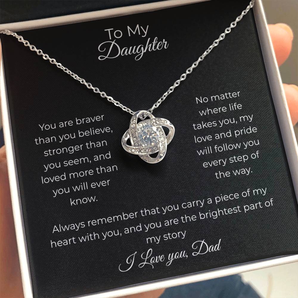 Daughter- Forever Love Necklace – You Will Always Be My Heart (85)