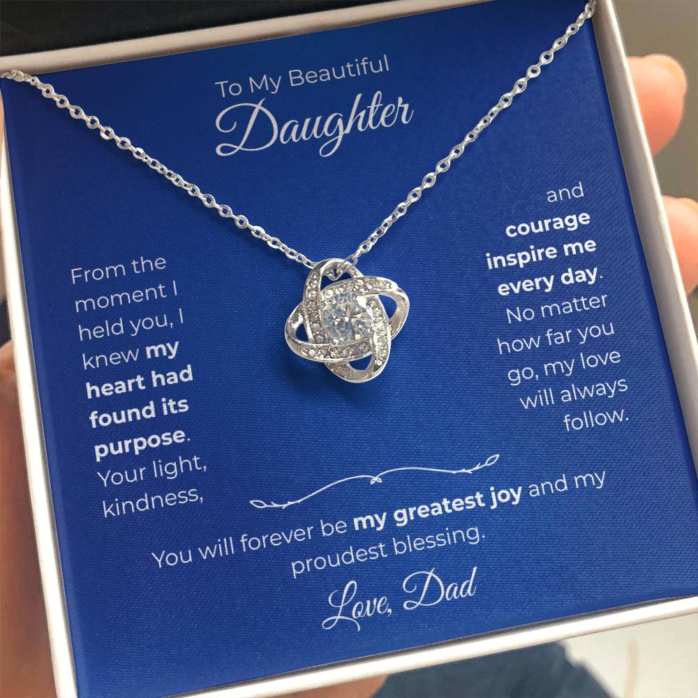 Daughter- Forever Love Necklace – A Parent's Love(96)