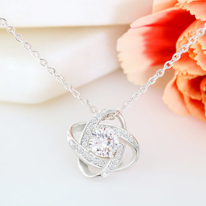 Mom- Most incredible mom-Love Knot Necklace - Essential Home Zone Essential Home Zone Jewelry Mom- Most incredible mom-Love Knot Necklace