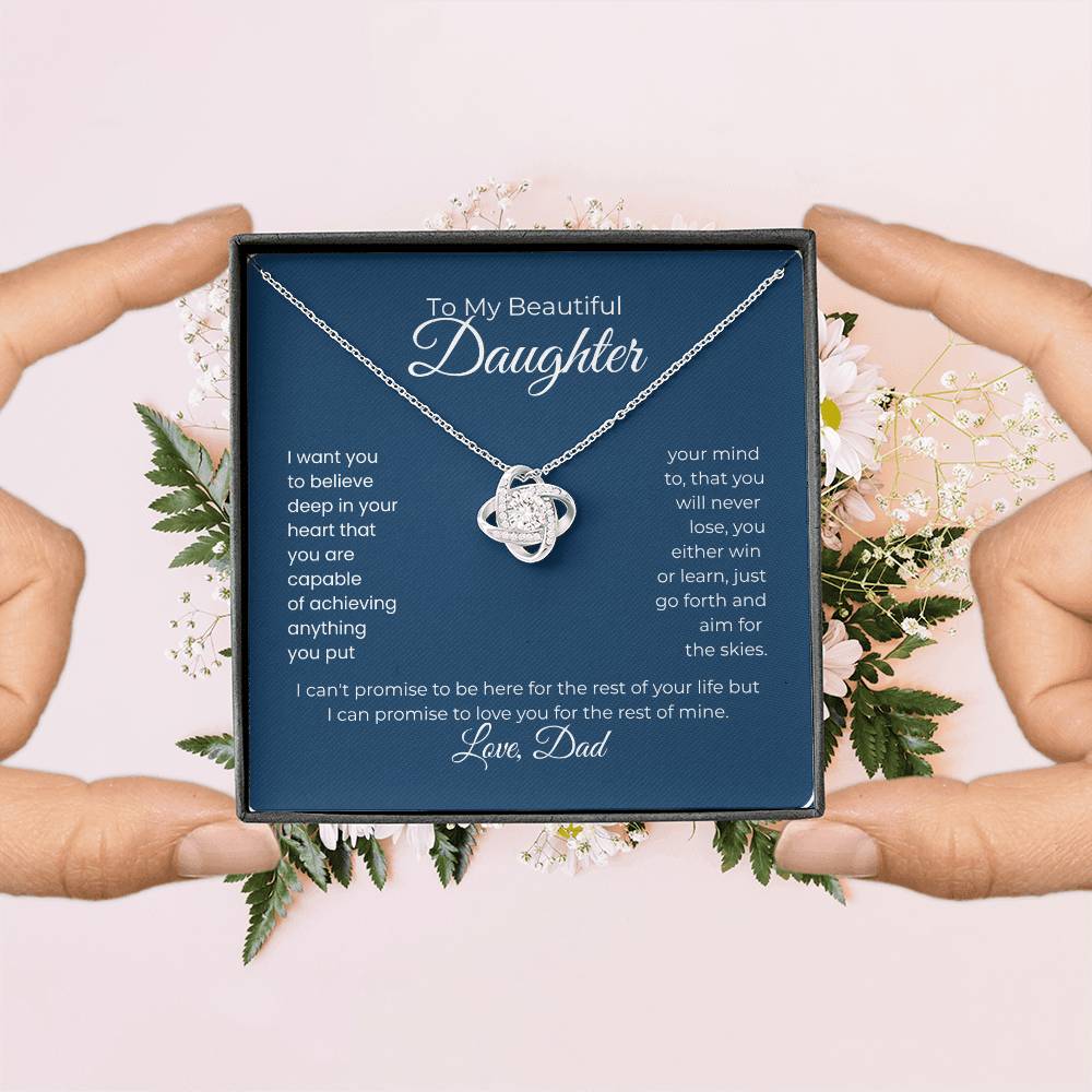Daughter- Forever Love Necklace – A Symbol of Forever Connection (88)
