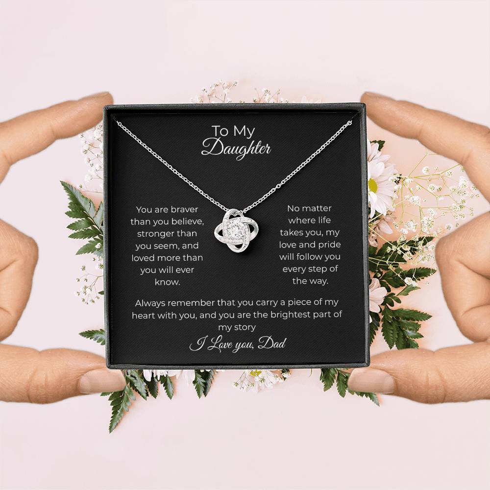 Daughter- Forever Love Necklace – You Will Always Be My Heart (85)