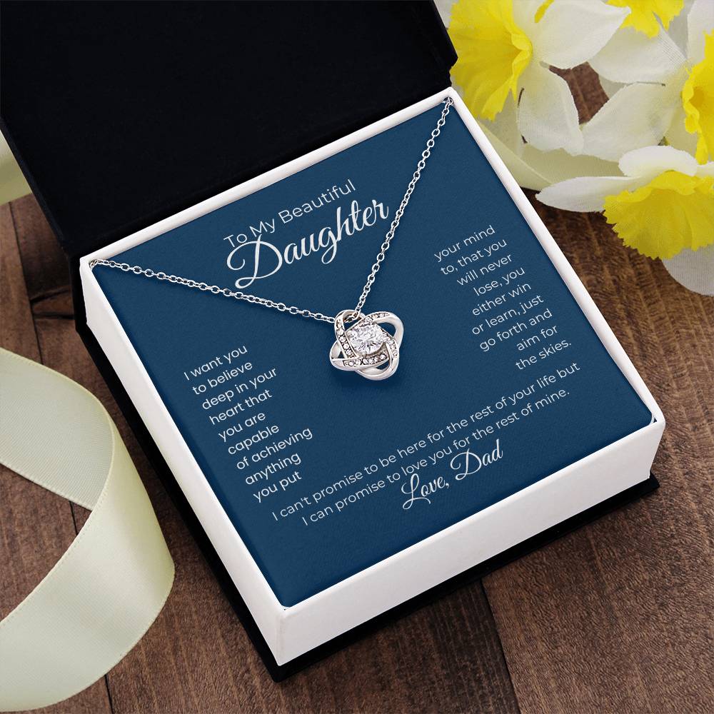 Daughter- Forever Love Necklace – A Symbol of Forever Connection (88)
