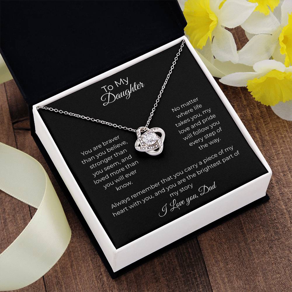 Daughter- Forever Love Necklace – You Will Always Be My Heart (85)