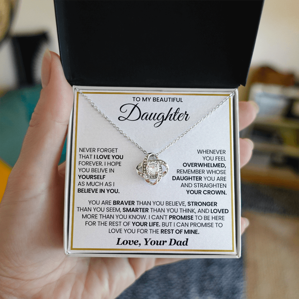 Daughter- Forever Love Necklace – A Lasting Gift of Love and Pride (15)
