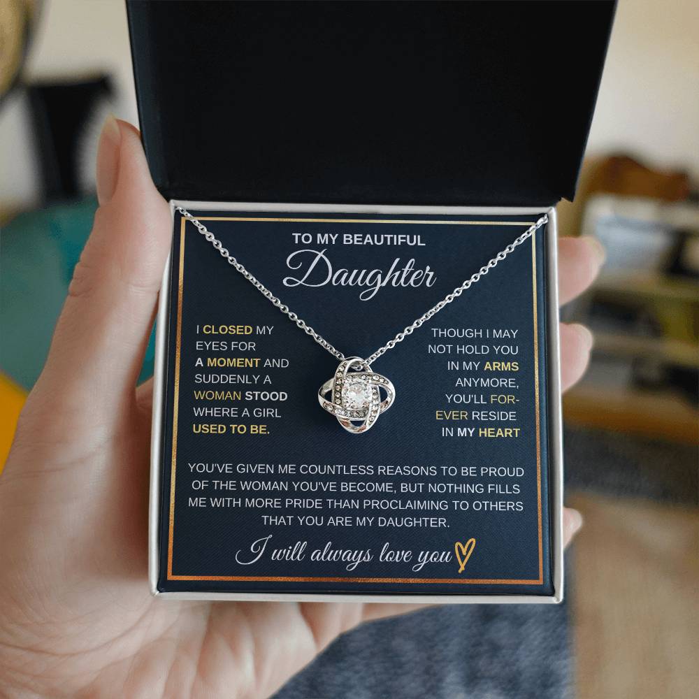 Daughter- Forever Love Necklace – Eternal Connection (50)