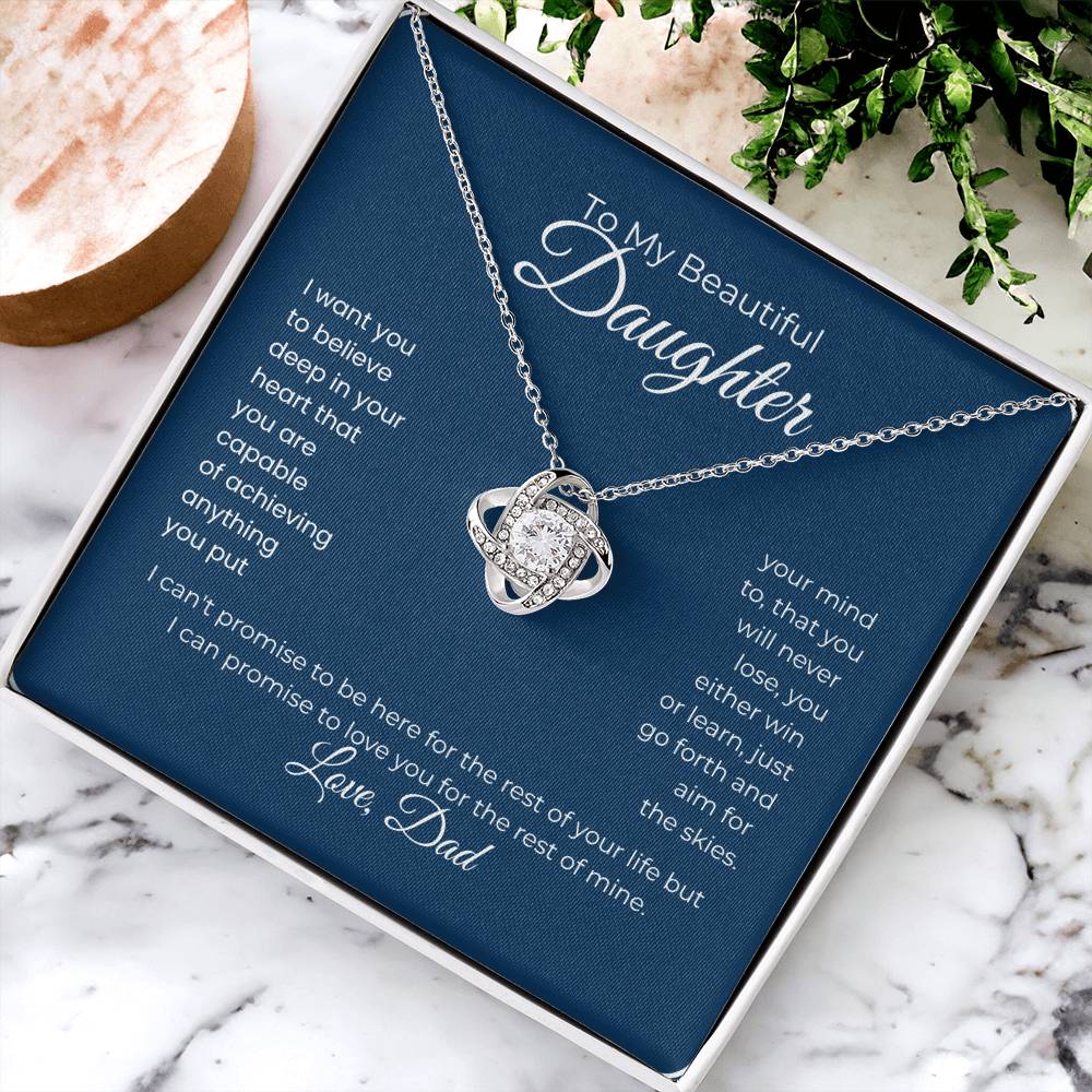 Daughter- Forever Love Necklace – A Symbol of Forever Connection (88)