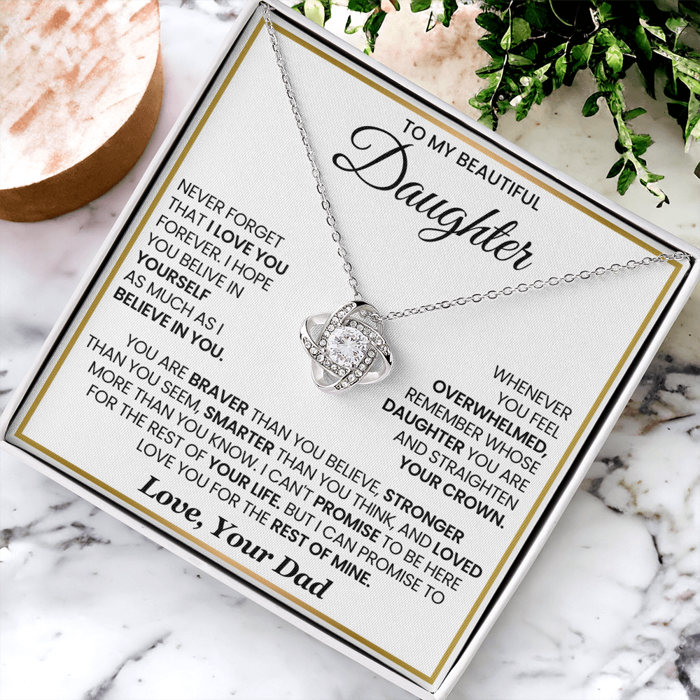 Daughter- Forever Love Necklace – A Lasting Gift of Love and Pride (15)