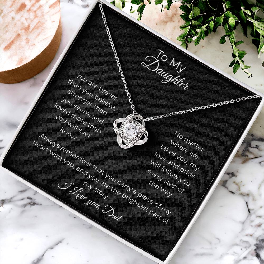 Daughter- Forever Love Necklace – You Will Always Be My Heart (85)