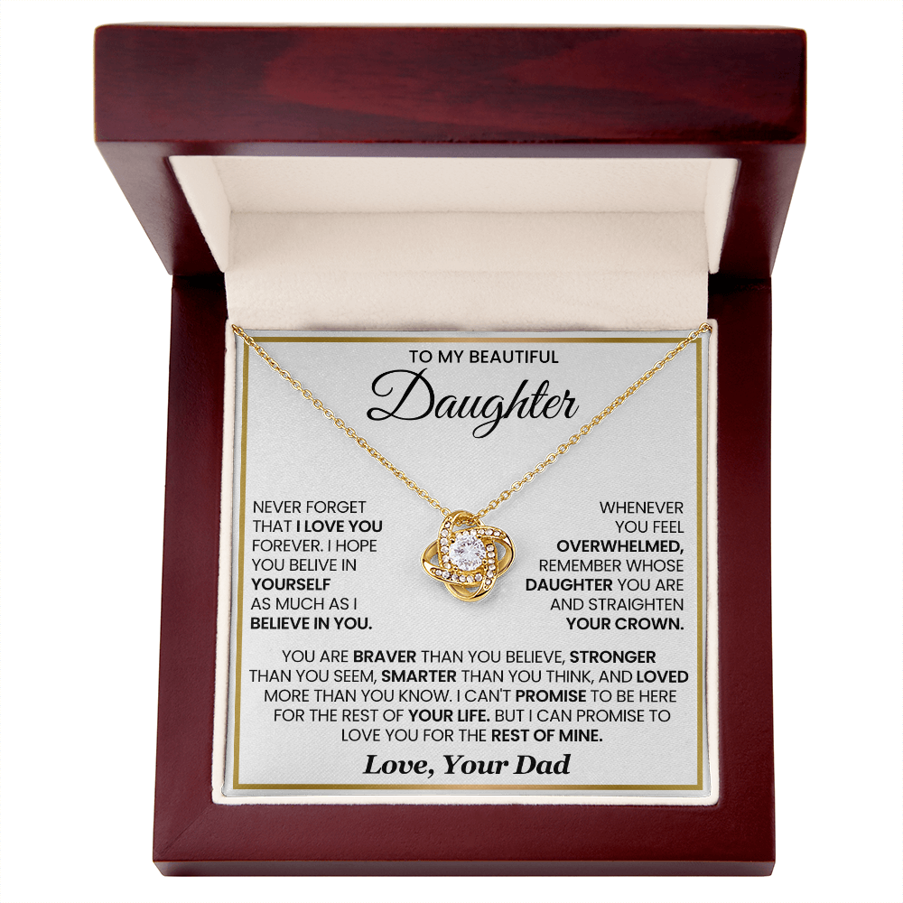 Daughter- Forever Love Necklace – A Lasting Gift of Love and Pride (15)