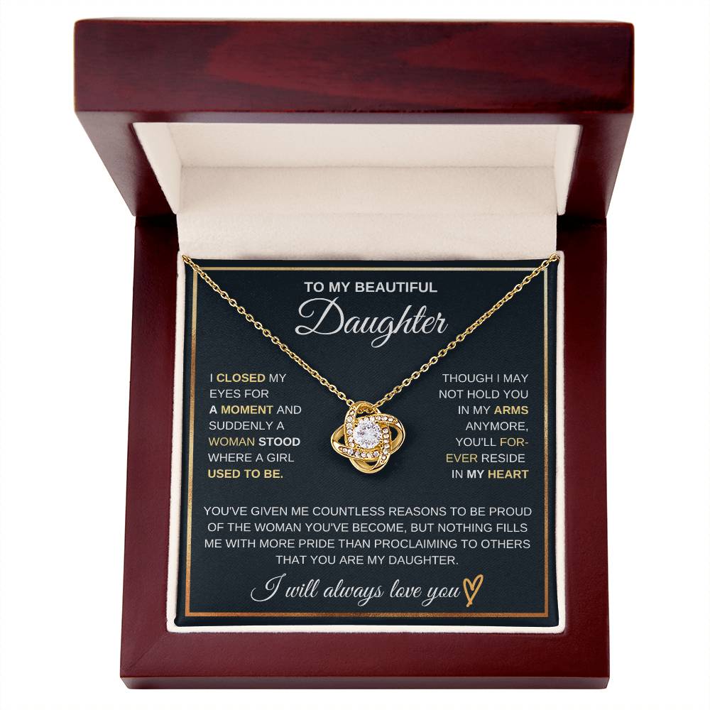 Daughter- Forever Love Necklace – Eternal Connection (50)
