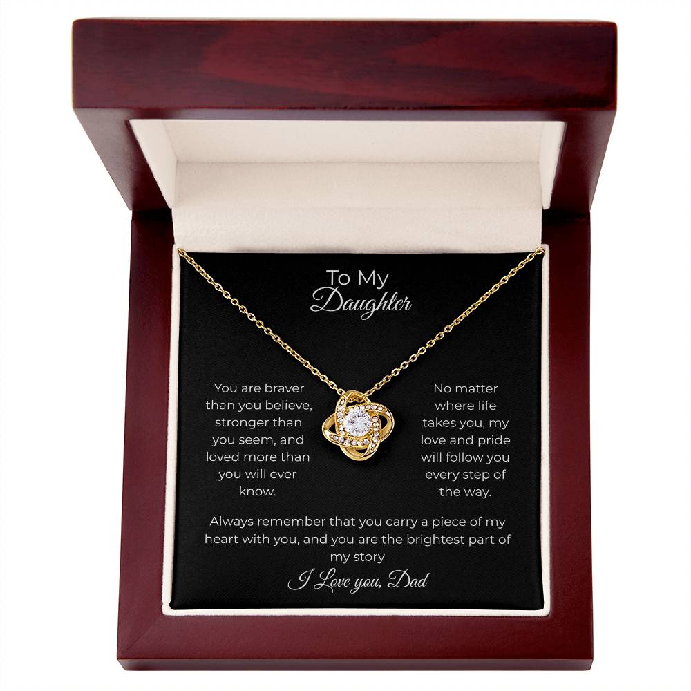 Daughter- Forever Love Necklace – You Will Always Be My Heart (85)