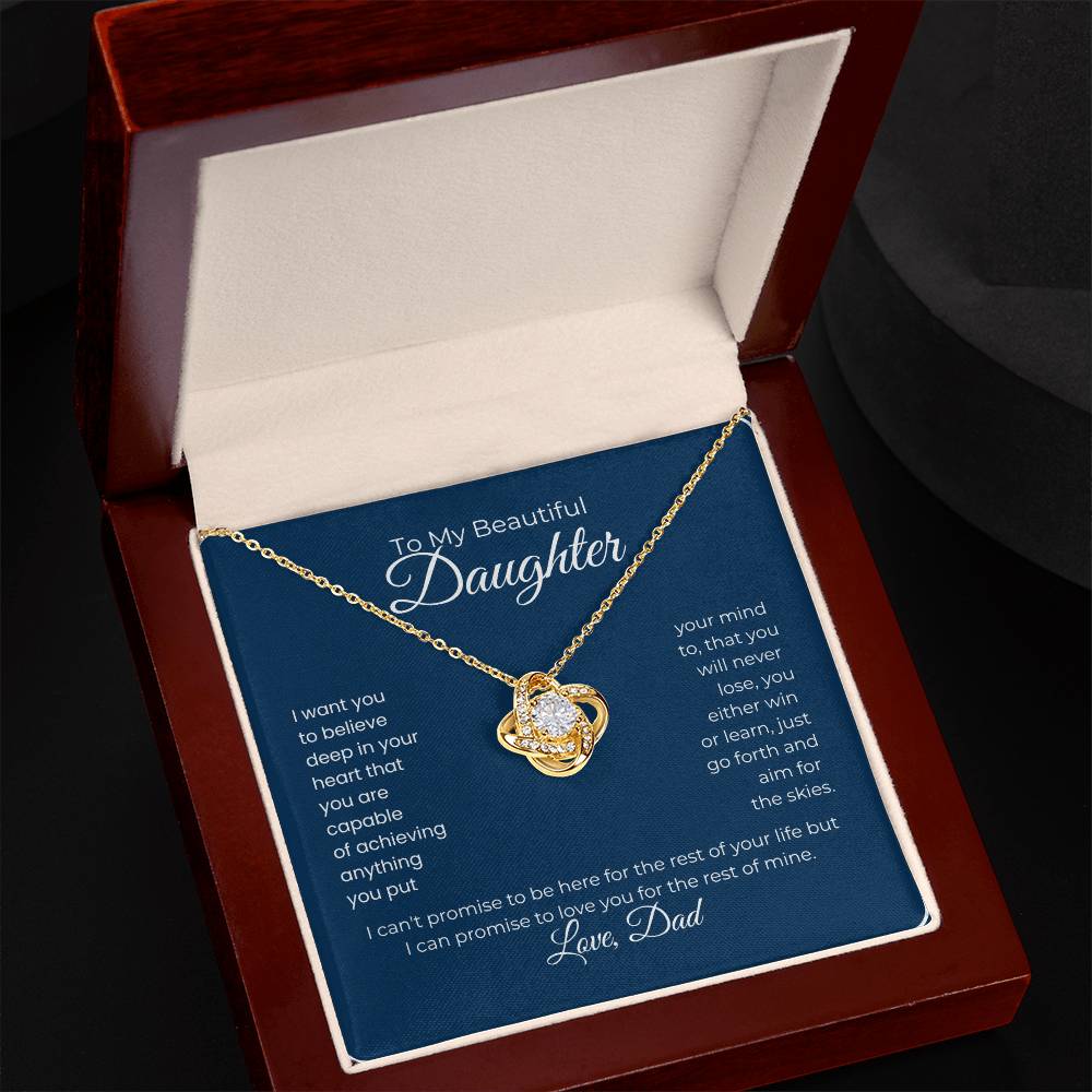 Daughter- Forever Love Necklace – A Symbol of Forever Connection (88)