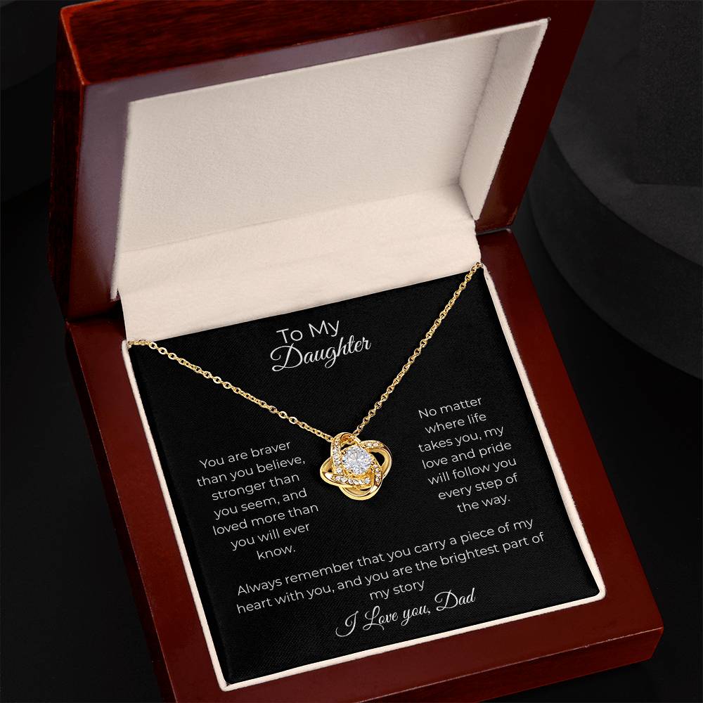 Daughter- Forever Love Necklace – You Will Always Be My Heart (85)