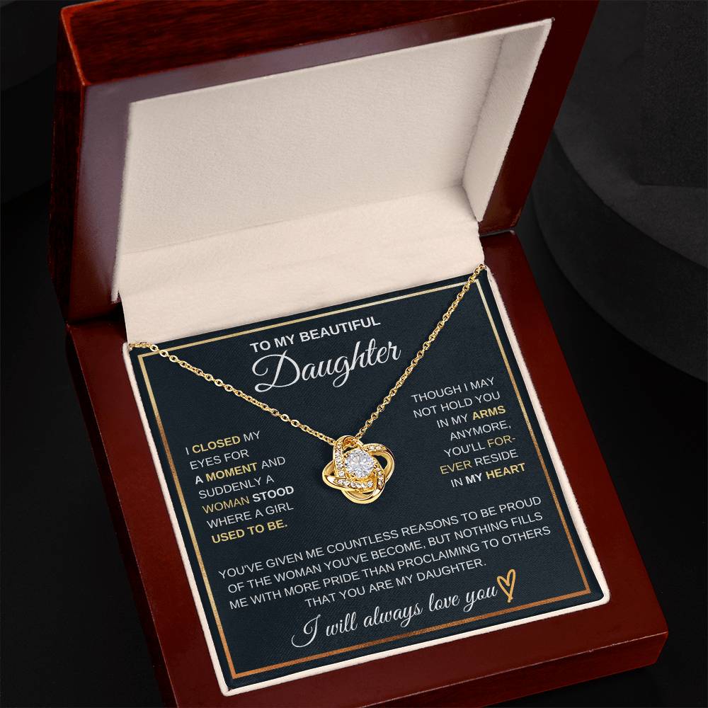 Daughter- Forever Love Necklace – Eternal Connection (50)