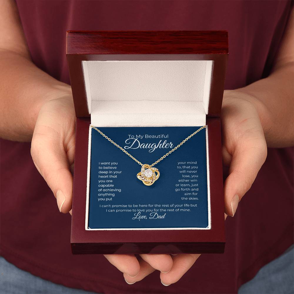 Daughter- Forever Love Necklace – A Symbol of Forever Connection (88)