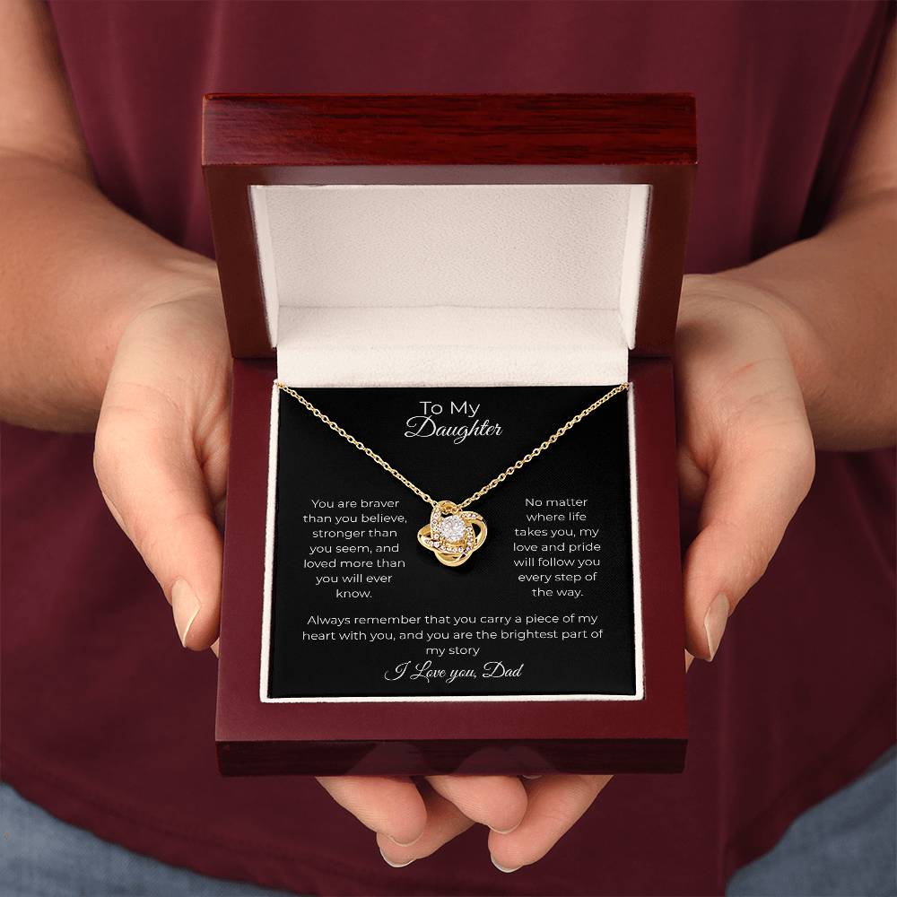 Daughter- Forever Love Necklace – You Will Always Be My Heart (85)