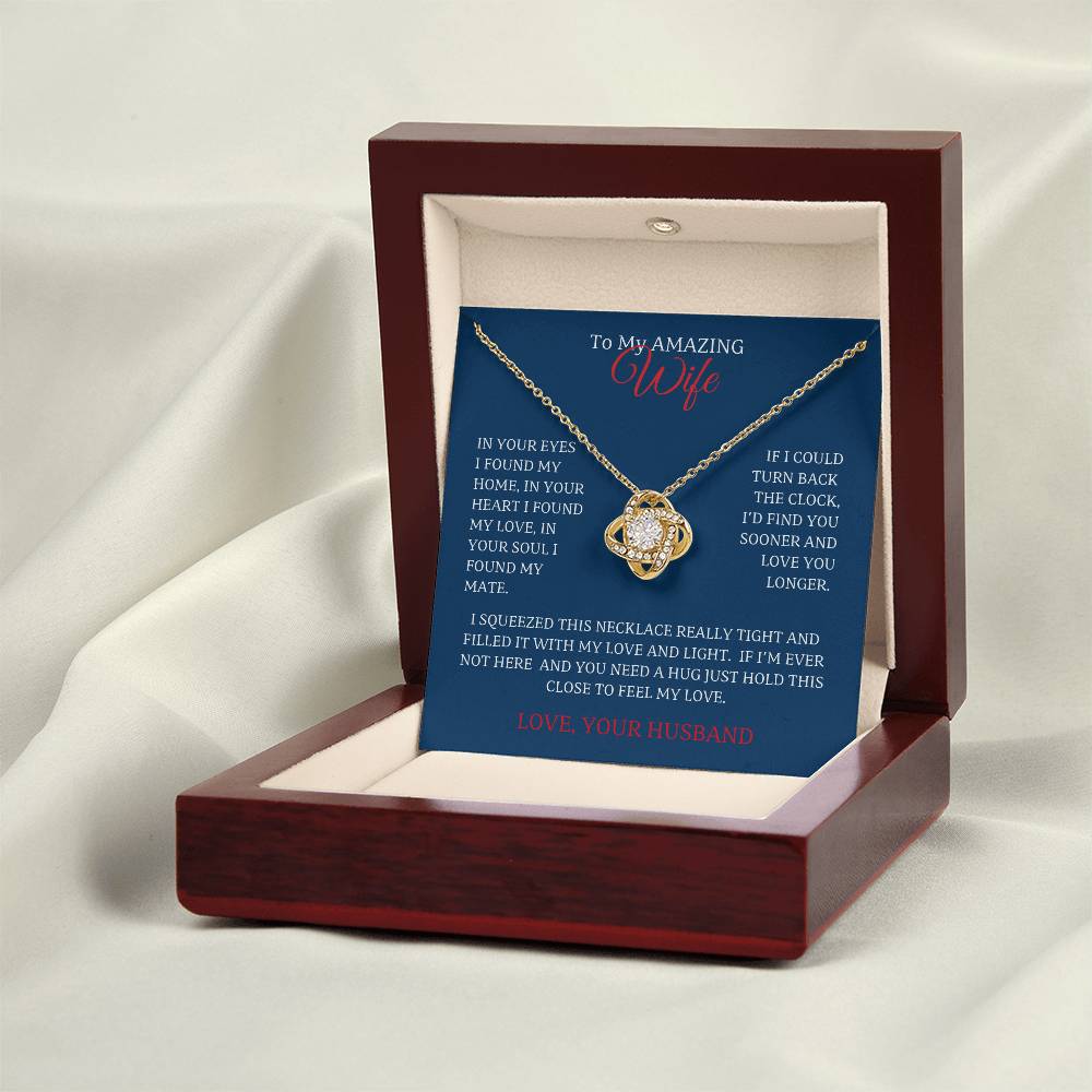 Wife- Love Knot Necklace – Eternal Love (75D)