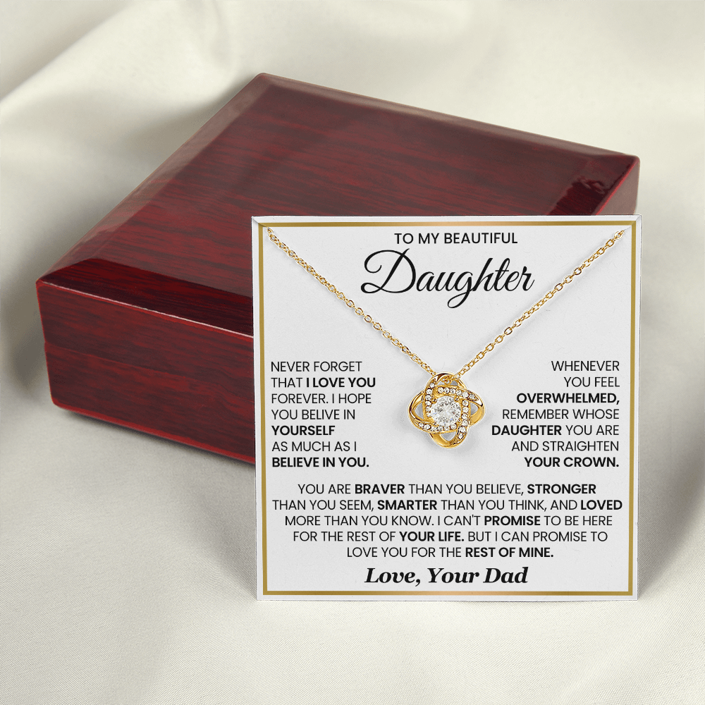 Daughter- Forever Love Necklace – A Lasting Gift of Love and Pride (15)