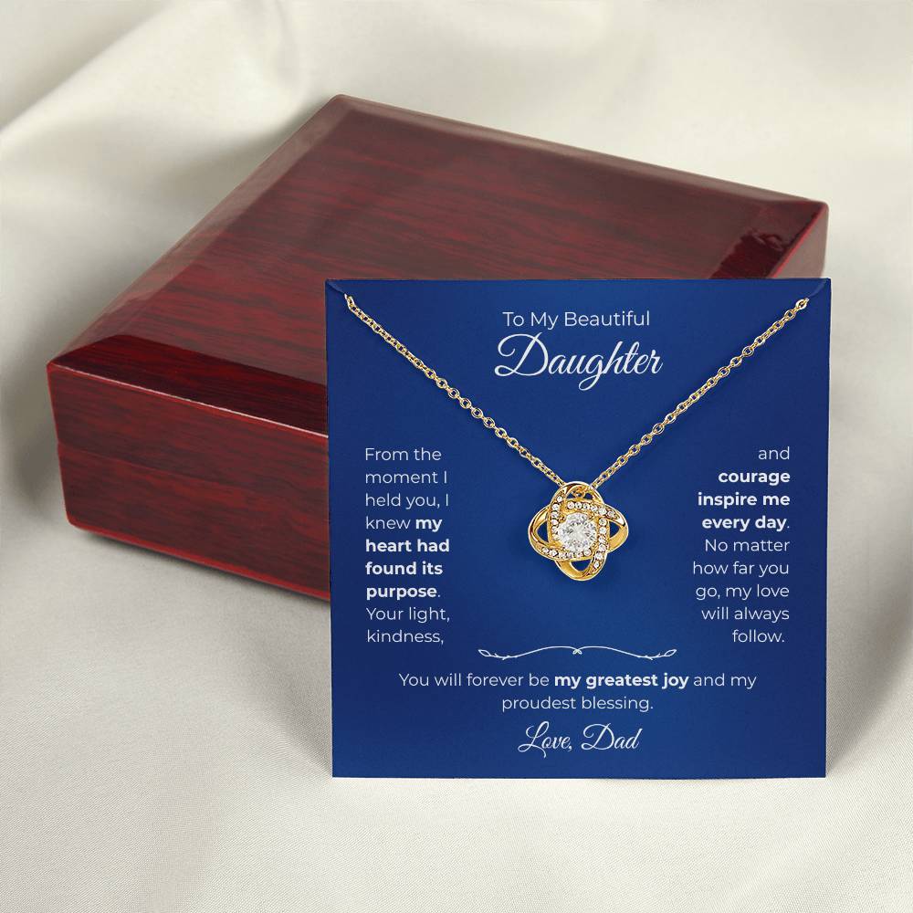 Daughter- Forever Love Necklace – A Parent's Love(96)