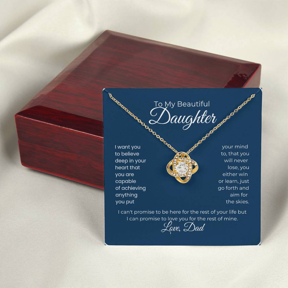 Daughter- Forever Love Necklace – A Symbol of Forever Connection (88)