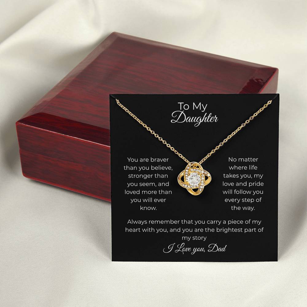 Daughter- Forever Love Necklace – You Will Always Be My Heart (85)